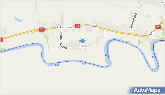 Strzyżów gmina Horodło, Nadbużańska, mapa Strzyżów gmina Horodło