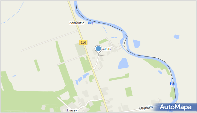 Świerże gmina Dorohusk, Nadbużna, mapa Świerże gmina Dorohusk