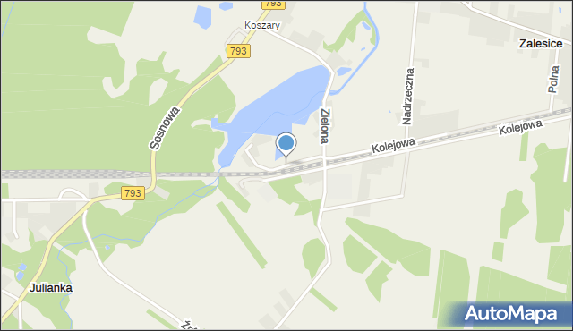 Sygontka, Na Wyspie, mapa Sygontka