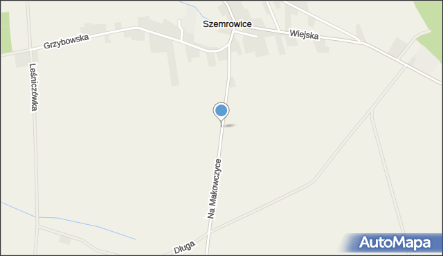 Szemrowice, Na Makowczyce, mapa Szemrowice