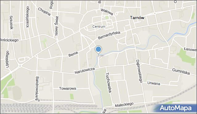 Tarnów, Najświętszej Marii Panny, mapa Tarnów