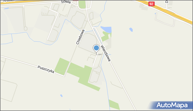 Tarnowo Podgórne, Nad Strumykiem, mapa Tarnowo Podgórne