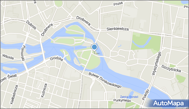 Wrocław, Najświętszej Marii Panny, mapa Wrocławia