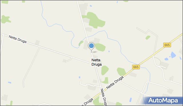 Netta Druga, Netta Druga, mapa Netta Druga