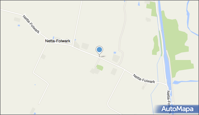 Netta-Folwark, Netta-Folwark, mapa Netta-Folwark