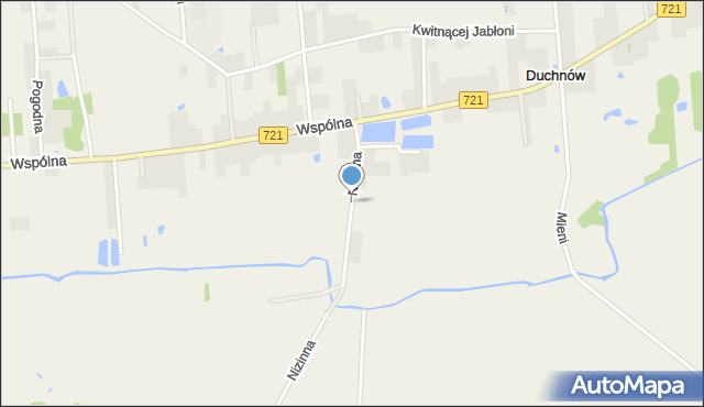 Duchnów, Nizinna, mapa Duchnów