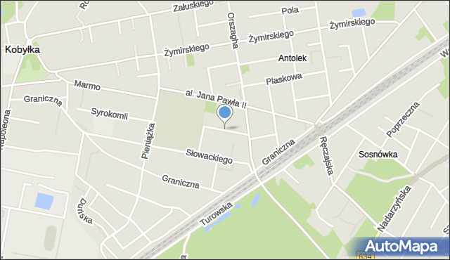 Kobyłka, Niska, mapa Kobyłka