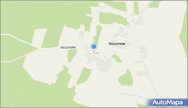 Niczonów, Niczonów, mapa Niczonów