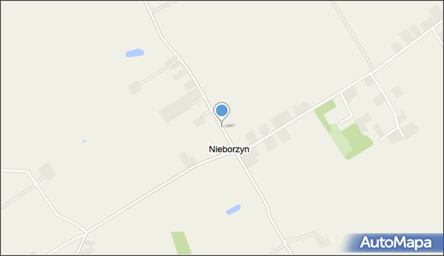 Nieborzyn gmina Kleczew, Nieborzyn, mapa Nieborzyn gmina Kleczew