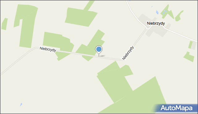 Niebrzydy, Niebrzydy, mapa Niebrzydy