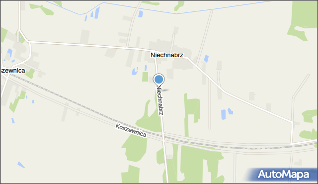 Niechnabrz, Niechnabrz, mapa Niechnabrz