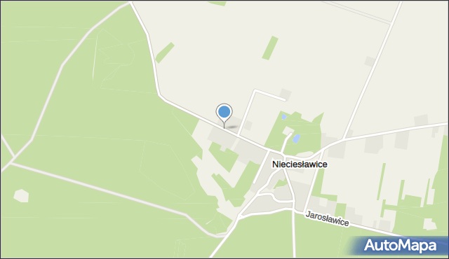 Nieciesławice, Nieciesławice, mapa Nieciesławice