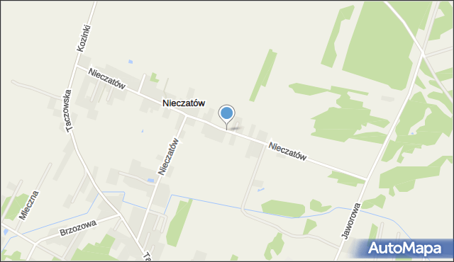 Nieczatów, Nieczatów, mapa Nieczatów