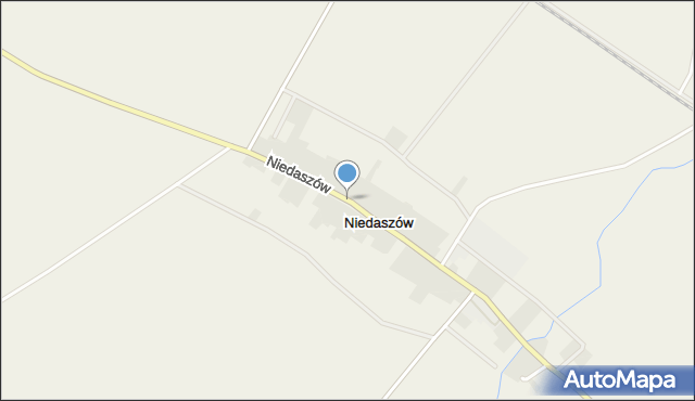 Niedaszów, Niedaszów, mapa Niedaszów