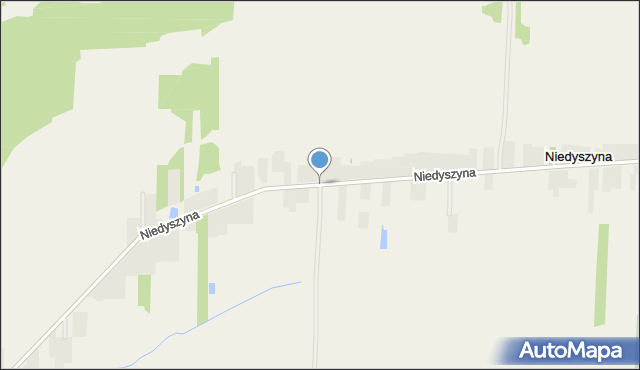 Niedyszyna, Niedyszyna, mapa Niedyszyna