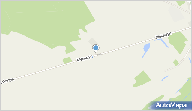 Niekarzyn, Niekarzyn, mapa Niekarzyn