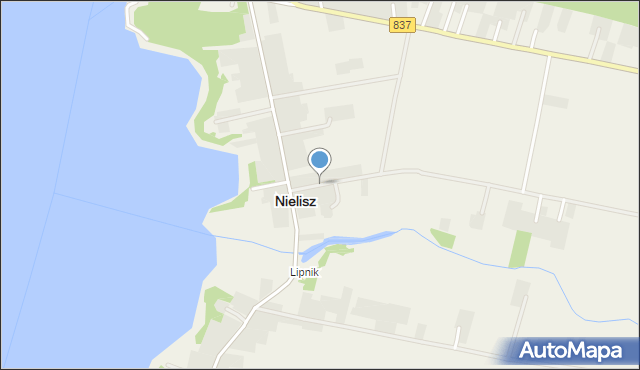 Nielisz, Nielisz, mapa Nielisz