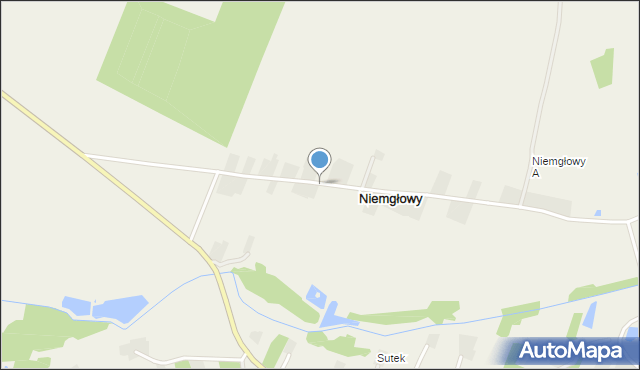 Niemgłowy, Niemgłowy, mapa Niemgłowy