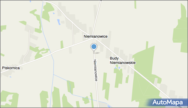 Niemianowice, Niemianowice, mapa Niemianowice