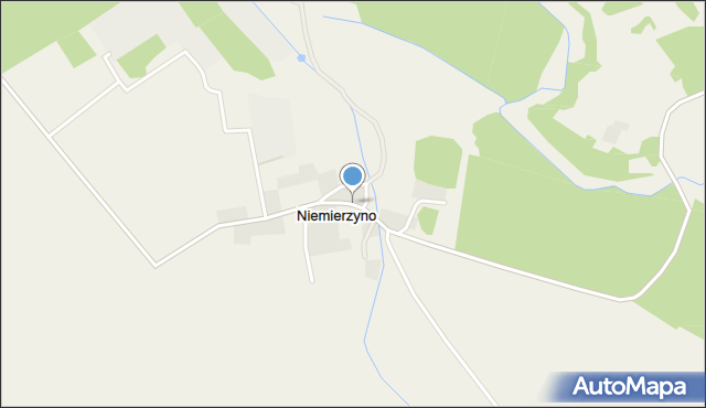 Niemierzyno gmina Świdwin, Niemierzyno, mapa Niemierzyno gmina Świdwin