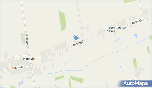 Niemojki gmina Łosice, Niemojki, mapa Niemojki gmina Łosice