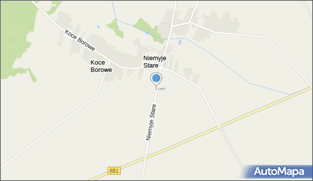 Niemyje Stare, Niemyje Stare, mapa Niemyje Stare