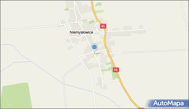 Niemysłowice, Niemysłowice, mapa Niemysłowice