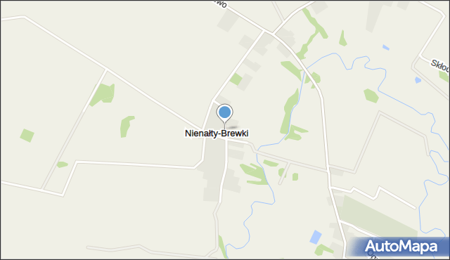 Nienałty-Brewki, Nienałty-Brewki, mapa Nienałty-Brewki