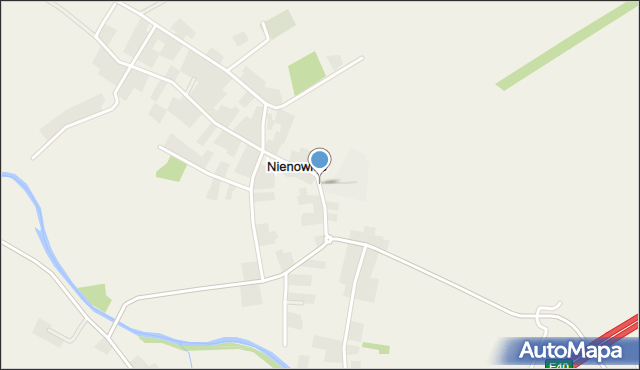 Nienowice, Nienowice, mapa Nienowice