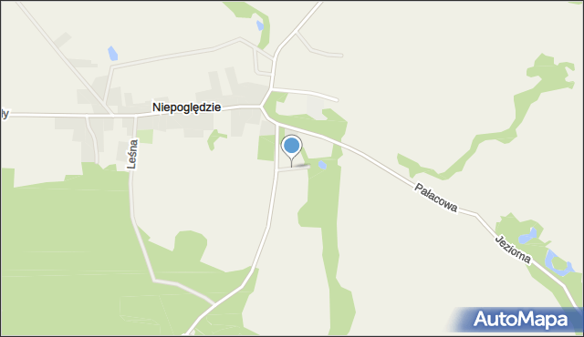 Niepoględzie, Niepoględzie, mapa Niepoględzie