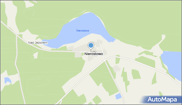 Nierostowo, Nierostowo, mapa Nierostowo