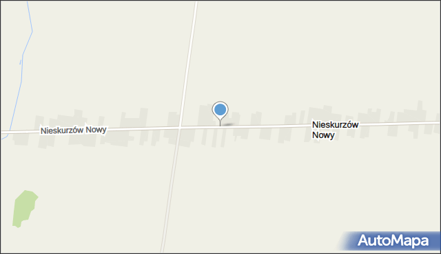 Nieskurzów Nowy, Nieskurzów Nowy, mapa Nieskurzów Nowy