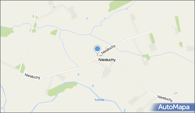 Niesłuchy, Niesłuchy, mapa Niesłuchy