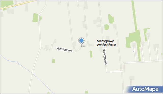 Niestępowo Włościańskie, Niestępowo Włościańskie, mapa Niestępowo Włościańskie