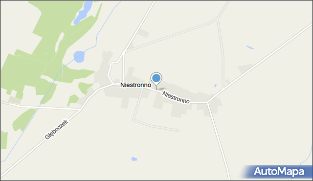 Niestronno, Niestronno, mapa Niestronno