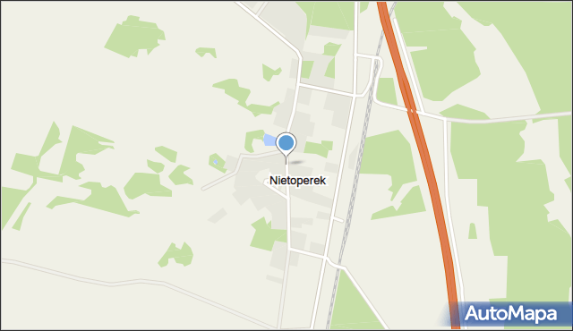 Nietoperek, Nietoperek, mapa Nietoperek