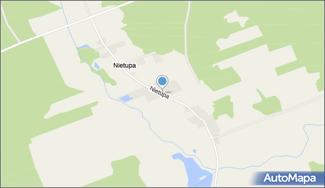 Nietupa, Nietupa, mapa Nietupa