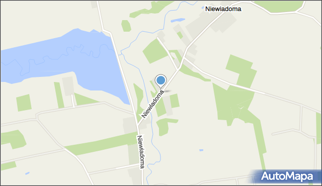 Niewiadoma, Niewiadoma, mapa Niewiadoma