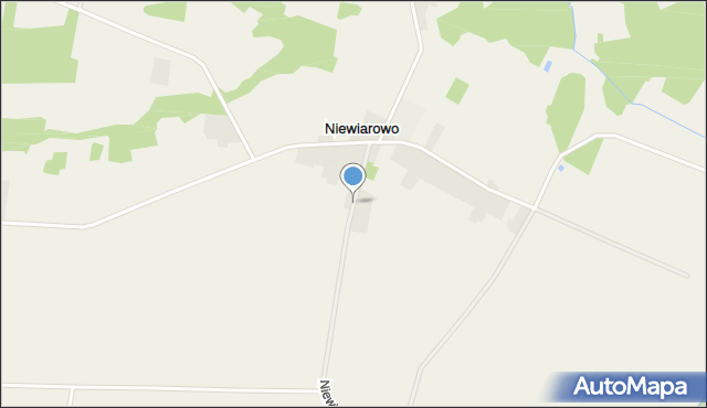 Niewiarowo, Niewiarowo, mapa Niewiarowo