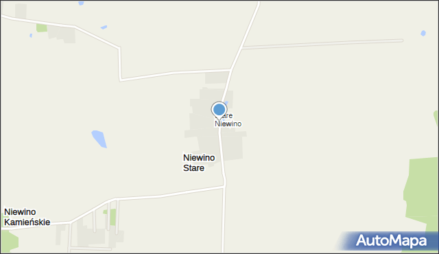 Niewino Stare, Niewino Stare, mapa Niewino Stare