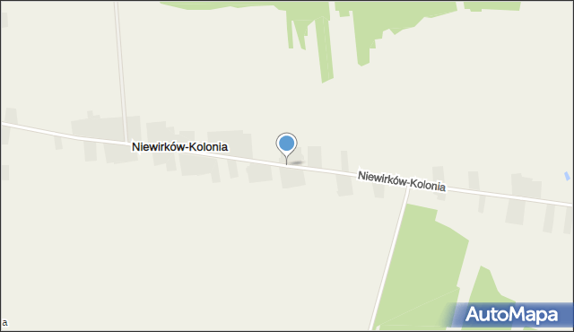 Niewirków-Kolonia, Niewirków-Kolonia, mapa Niewirków-Kolonia