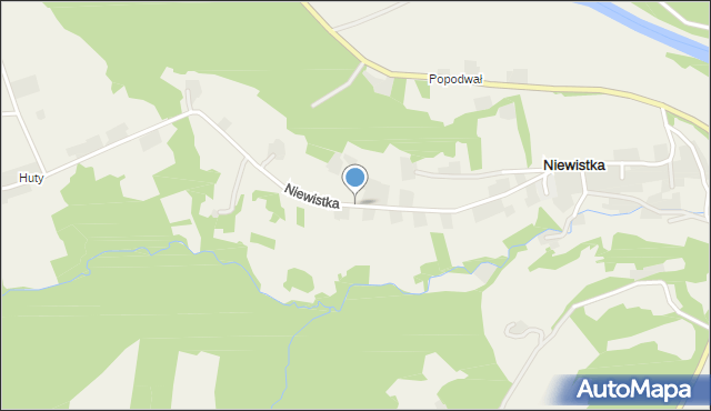 Niewistka, Niewistka, mapa Niewistka