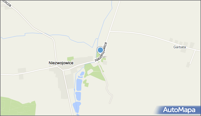 Niezwojowice, Niezwojowice, mapa Niezwojowice