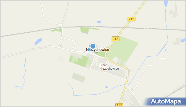 Nieżychowice, Nieżychowice, mapa Nieżychowice