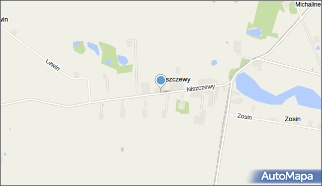 Niszczewy, Niszczewy, mapa Niszczewy