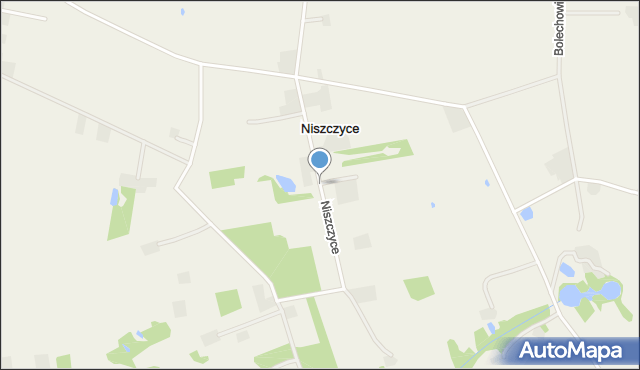 Niszczyce, Niszczyce, mapa Niszczyce