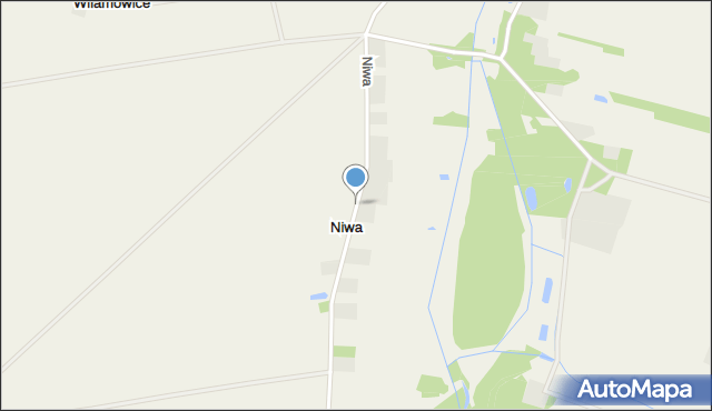 Niwa gmina Dzierzążnia, Niwa, mapa Niwa gmina Dzierzążnia