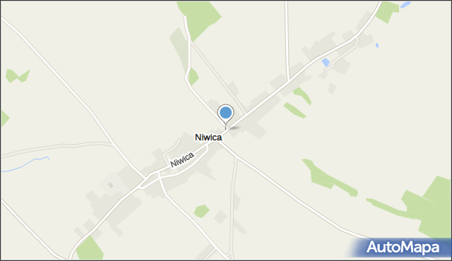 Niwica gmina Trzebiel, Niwica, mapa Niwica gmina Trzebiel