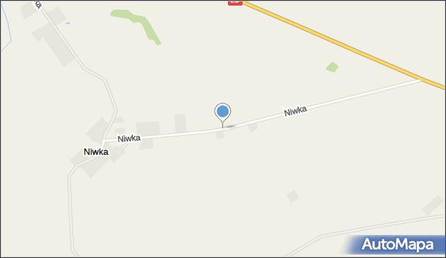 Niwka gmina Czaplinek, Niwka, mapa Niwka gmina Czaplinek