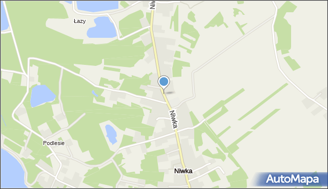 Niwka gmina Radłów, Niwka, mapa Niwka gmina Radłów